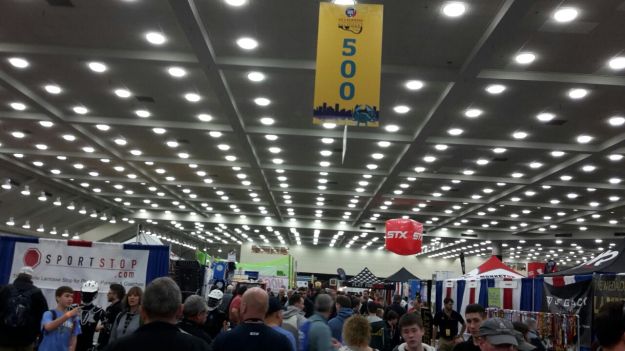 Fanfest - so much lacrosse gear 